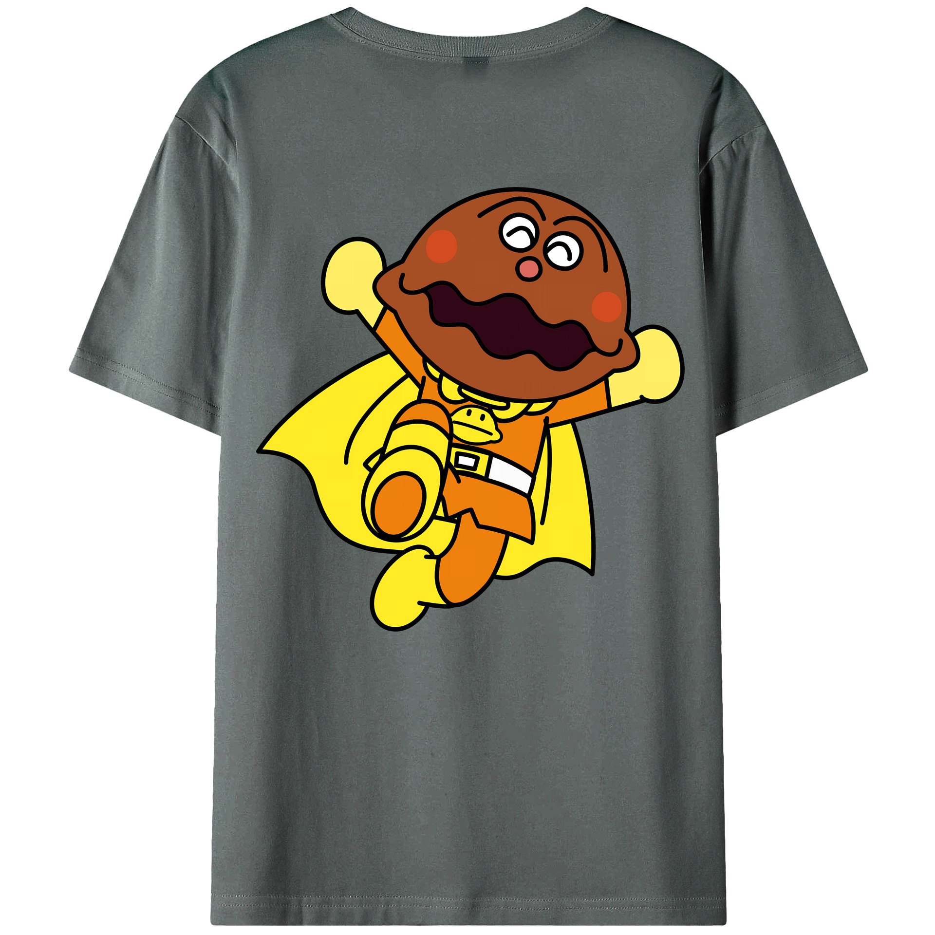 （画像用） アンパンマン Anpanman 綿100％ メンズ半袖Tシャツ（バックプリント） 通気性